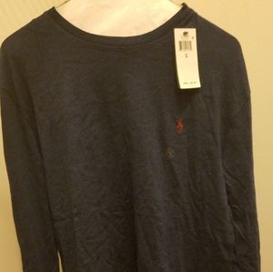 NWT men's long sleeve Polo